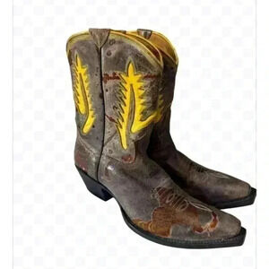 Johnny Ringo distressed boots clarh